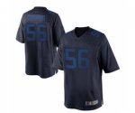 nike nfl houston texans #56 cushing blue [drenched limited]