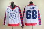 nhl all star #68 jagr throwback 75th ccm white cheap jerseys