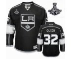 nhl jerseys los angeles kings #32 quick black-white[2014 Stanley