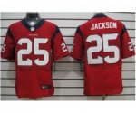 nike nfl houston texans #25 jackson elite red jerseys