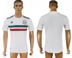 Custom Mexico 2018 World Cup Soccer Jersey White Short Sleeves