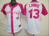 women toronto blue jays #13 lawrie white and pink(2012 new)cheap
