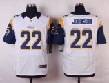 nike st.louis rams #22 johnson white elite jerseys