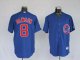 Baseball Jerseys chicago cubs #8 dawson blue