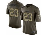 nike nfl green bay packers #23 damarious randall army green salute to service limited jerseys