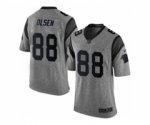 nike nfl carolina panthers #88 olsen gray limited jerseys