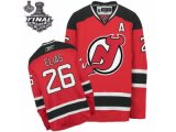 nhl new jersey devils #26 elias red and black [2012 stanley cup]