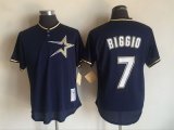 men mlb houston astros #7 craig biggio blue mitchell and ness 1997 throwback stitched baseball jerseys