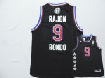 2015 nba all star boston celtics #9 rondo black jerseys