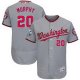 mlb washington nationals #20 daniel murphy majestic gray 2016 mlb all-star game signature flex base jersey
