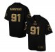 Men San Francisco 49ers #91 Arik Armstead Elite Black Pro Line Gold Collection Custom Nike NFL Jerseys
