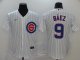 Men's Chicago Cubs #9 Javier Baez White 2020 Stitched Baseball Jersey