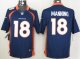 nike nfl denver broncos #18 manning blue jerseys [nike limited]
