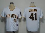 Baseball Jerseys pittsburgh pirates #41 doumit white(cool base)
