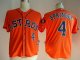 mlb houston astros #4 george springer orange cool base jerseys
