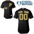 customize mlb pittsburgh pirates jersey black cool base baseball