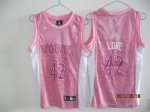 women Basketball Jerseys minnesota timberwolves #42 love pink