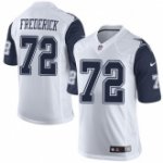 nike nfl dallas cowboys #72 travis frederick white rush limited jerseys