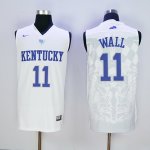 nike kentucky wildcats #11 wall white jerseys