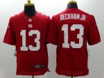 Men NFL New York Giants #13 Odell Beckham Jr Nike Red Elite Jerseys