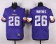 nike minnesota vikings #26 waynes purple elite jerseys