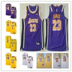 2018-2019 Basketball Los Angeles Lakers Stitched Swingman Jersey