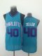 nba Charlotte Hornets #40 zeller blue jerseys [revolution 30]