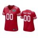 Women's San Francisco 49ers Custom Scarlet Super Bowl LIV Game Jersey