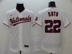 Men's Washington Nationals #22 Juan Soto New White 2020 Stitched Baseball Jerseys