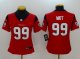 Women NFL Houston Texans #99 J.J. Watt Nike Red Vapor Untouchable Limited Jerseys