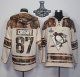 Men Pittsburgh Penguins #87 Sidney Crosby Cream Camo 2017 Stanley Cup Finals Champions Stitched NHL Jersey