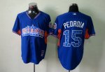 mlb 2013 all star boston red sox #15 pedroia blue jerseys