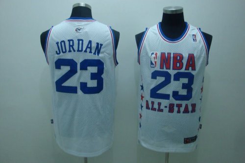 Basketball Jerseys 2003 all star #23 jordan white