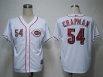 Baseball Jerseys cincinnati reds #54 chapman white(cool base)