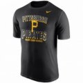mlb pittsburgh pirates nike cooperstown collection legend team issue performance black t-shirt
