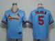 Baseball Jerseys st.louis cardinals #5 pujols m&n blue