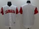 Men's Canada Baseball Blank Majestic White 2017 World Baseball Classic Stitched Jersey