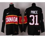 nhl team canada #31 price black [2014 winter olympics]