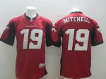 cfl calgary stampeders #9 mitchell red jerseys