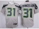 nike nfl seattle seahawks #31 kam chancellor elite grey jerseys