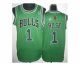 nba chicago bulls #1 rose green jerseys [revolution 30]