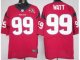 nike nfl houston texans #99 watt elite red jerseys [10th patch]