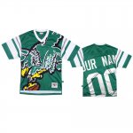 Philadelphia Eagles Custom Mitchell & Ness Green Big Face Jersey - Men's