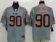 nike nfl chicago bears #90 peppers elite grey [lights out]