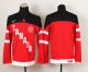 nhl team canada blank red jerseys [100th anniversary]