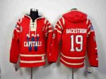 nhl washington capitals #19 backstron red [pullover hooded sweat