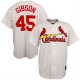 Baseball Jerseys st.louis cardinals #45 gibson white