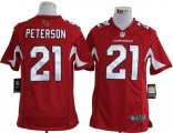 nike nfl arizona cardinals #21 patrick peterson red cheap jersey