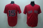 Baseball Jerseys boston red sox #15 pedroia red(cool base)