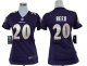 nike women nfl baltimore ravens #20 reed purple jerseys
